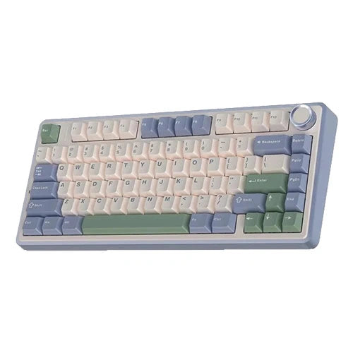 Aula F75 Wireless Tri Mode RGB 75 Percent Mechanical Gaming Cedar Green Keyboard With Reaper Switch