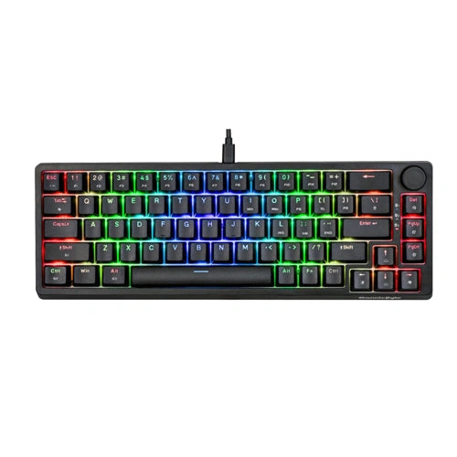 Cosmic Byte CB-GK-43 Phantom TKL Gasket Mechanical RGB Keyboard with Red Switches