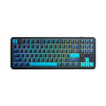 Aula F87 Wireless Tri Mode RGB Mechanical Gaming Blue and Cyan Keyboard With Graywood V4 Switch