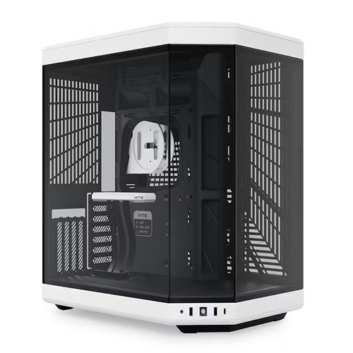 Hyte Y70 Black and White E-ATX Mid Tower Case