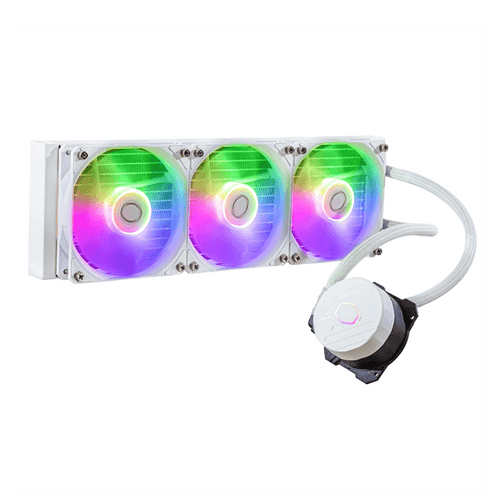 Cooler Master MasterLiquid Atmos II LCD 360mm White ARGB CPU Liquid Cooler
