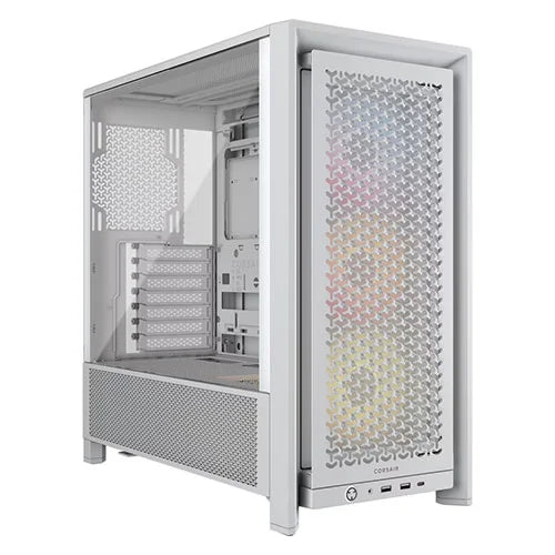 CORSAIR Frame 4000D RS ARGB White E-ATX Mid Tower Case