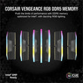 Corsair Vengeance RGB 96GB (48GBx2) 5200MHz CL38 DDR5 RAM