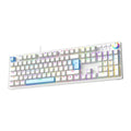 Fingers Macho-MK1 White Blue RGB Mechanical Gaming Keyboard