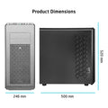 ProLab Design AI748 E-ATX Full Tower Workstation Case