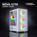 Coco Sports Nova X770 White ARGB M-ATX Mini Tower Case