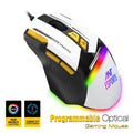 Ant Esports GM333 Gaming Mouse (Blue-White-Yellow)