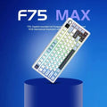 Aula F75 Max Wireless Tri Mode RGB 75 Percent Mechanical Gaming Ice Blue Keyboard With Reaper Switch