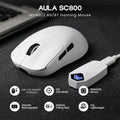 Aula SC800 Tri-Mode Wireless White Gaming Mouse