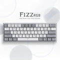 Redragon Fizz K617 White and Grey Mechanical RGB Gaming Keyboard With Red Switch