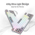 Redragon Fizz Pro K616 White and Grey Wireless Mechanical RGB Gaming Keyboard With Red Switch