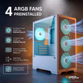 Coco Sports Nova X880 White ARGB M-ATX Mini Tower Case