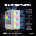 Coco Sports Nova X770 White ARGB M-ATX Mini Tower Case