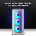 Ant Esports 205 Mini 6F ARGB White M-ATX Case