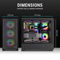 Ant Esports EVO 360 Lite ARGB E-ATX Mid Tower Case