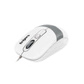 Fingers Velvet Combo C4 Rangeela Series Pearl Grey and White Keyboard and Mouse