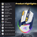 Ant Esports GM333 Gaming Mouse (Blue-White-Yellow)