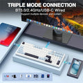Aula F99 Tri Mode RGB Mechanical Gaming Ice Blue Keyboard with Reaper Switches