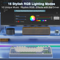 Aula F75 Wireless Tri Mode RGB 75 Percent Mechanical Gaming Cedar Green Keyboard With Ice Vein Switch