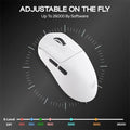 Aula SC800 Tri-Mode Wireless White Gaming Mouse