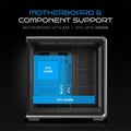Ant Esports Crystal X8 ARC ATX Mid Tower Case