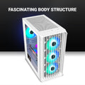 Ant Esports 205 Mini 6F ARGB White M-ATX Case
