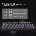 Aula F99 Pro Side Engraved Keycaps Wireless Tri Mode RGB Mechanical Gaming Gradient Gray Keyboard With Nimbus Switch