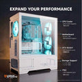 Coco Sports Nova X880 White ARGB M-ATX Mini Tower Case