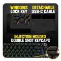 Cosmic Byte CB-GK-43 Phantom TKL Gasket Mechanical RGB Keyboard with Red Switches