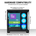 ANT Esports Crystal X7 ARGB ATX Mid Tower Case