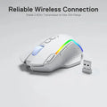 Redragon Taipan Pro M810 Pro White RGB Wireless Gaming Mouse