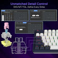 Redragon Ucal K673 Abyssal Blue Mechanical RGB Gaming Keyboard With Magnetic Switch