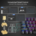 Redragon Fizz K617 Mechanical RGB Gaming Keyboard With HE Magnetic Switch, Black Strap