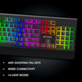 Ant Esports MK4000 RGB Gaming Keyboard with Red Switches