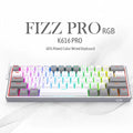 Redragon Fizz Pro K616 White and Grey Wireless Mechanical RGB Gaming Keyboard With Red Switch