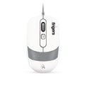 Fingers Velvet Combo C4 Rangeela Series Pearl Grey and White Keyboard and Mouse