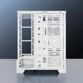 Dawg Y 990 ARGB E-ATX Mid Tower White Case with Pre-installed 360mm AIO Cooler