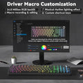 Aula F99 Pro Side Engraved Keycaps Wireless Tri Mode RGB Mechanical Gaming Gradient Gray Keyboard With Nimbus Switch