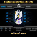 Ant Esports GM333 Gaming Mouse (Blue-White-Yellow)
