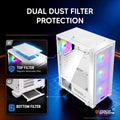 Coco Sports Nova X110 White ARGB ATX Mid Tower Case