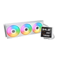 Cougar Poseidon Vistek Pro 360mm ARGB White CPU Liquid Cooler with LCD Display